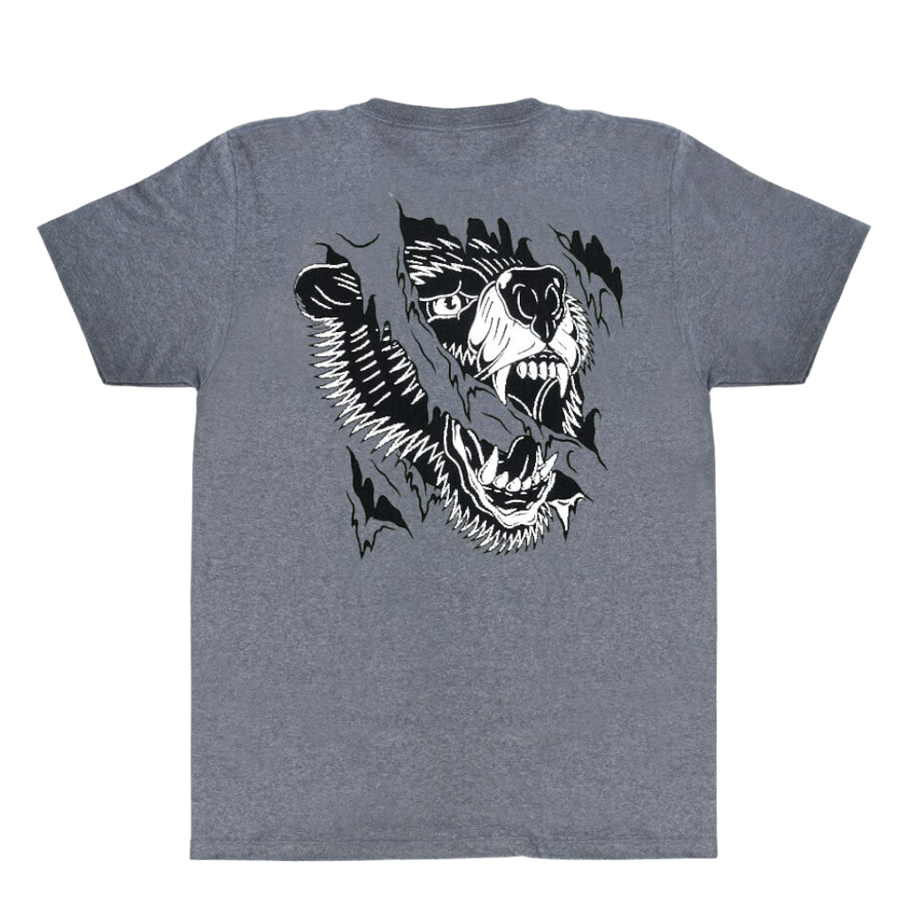 Odyssey BMX Ripped Monogram T-Shirt Grau - Bikers Base