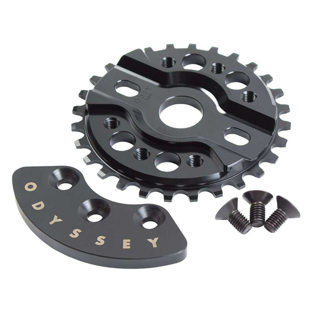 Odyssey Halfbash Street BMX Kettenblatt mit Grindguard 28t schwarz - Bikers Base