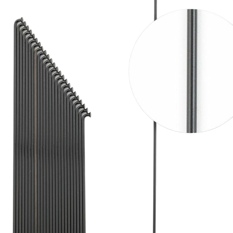 Don Speiche 254mm Stahl Speichen Schwarz 2.0  inkl. Speichennippel - Bikers Base