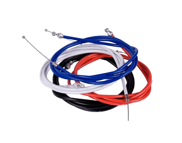 Odyssey Slic BMX Bremskabel Rot / Blau / Weiß / Schwarz - Bikers Base