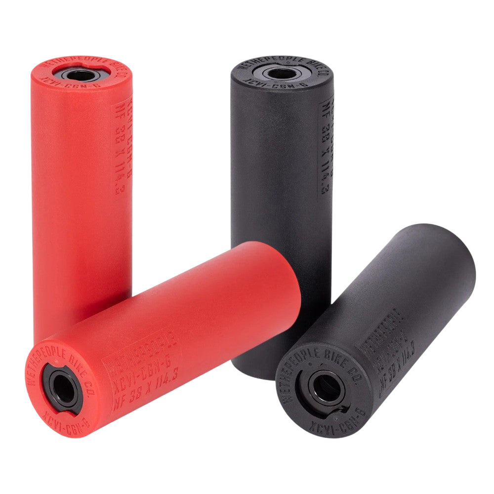 wethepeople Temper BMX Peg Paar Mit Adapter für 3/8" Achse - Bikers Base