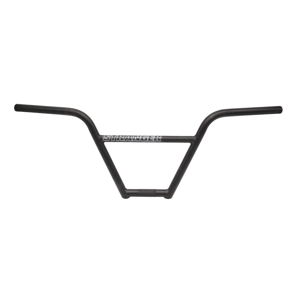 Stranger Crux BMX Lenker Seidenmatt black 4-teilig Ø 22.2mm 9" - Bikers Base