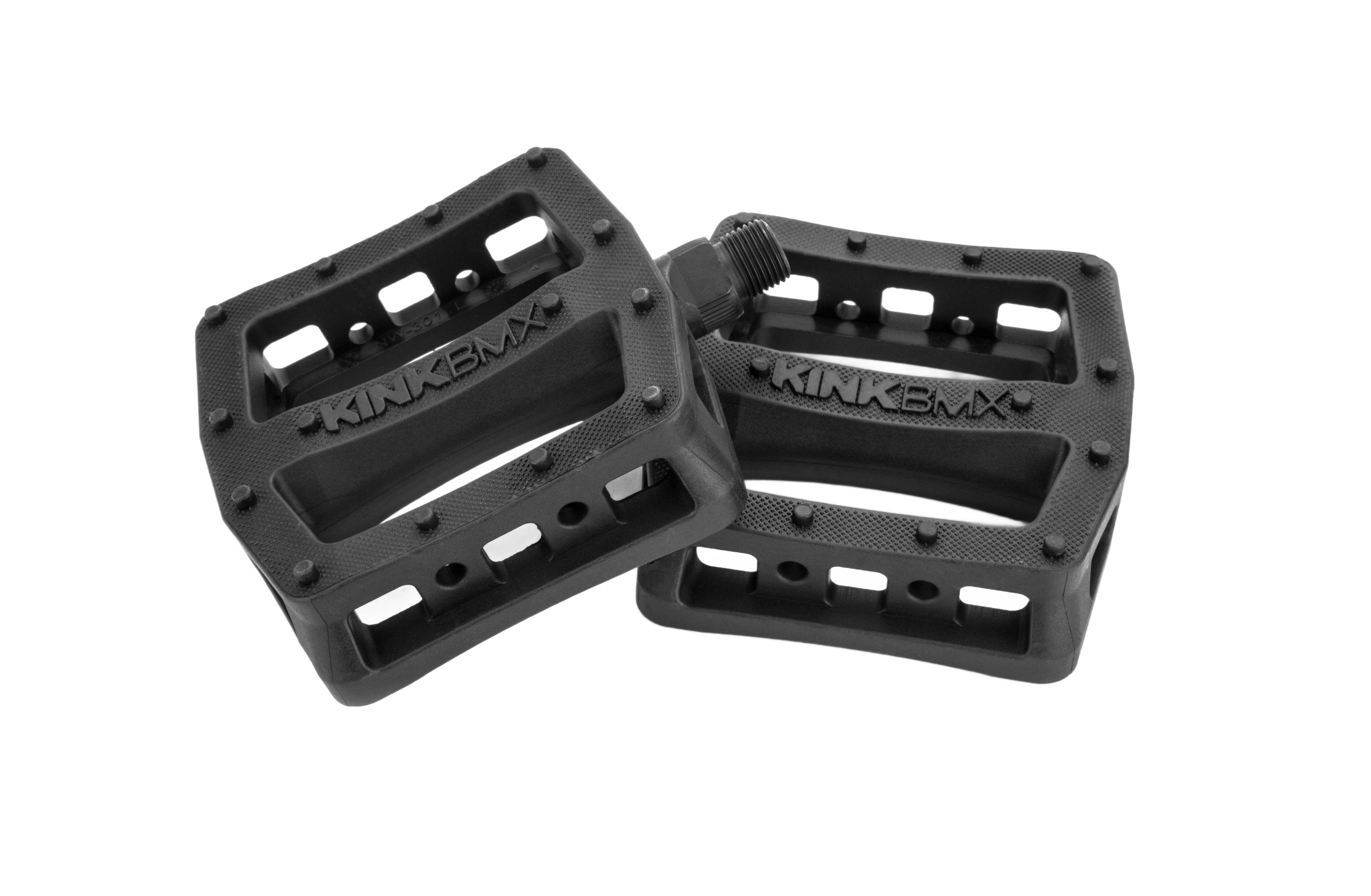 Kink HEMLOCK BMX Pedale Plattform schwarz Nylon 9/16'' - Bikers Base