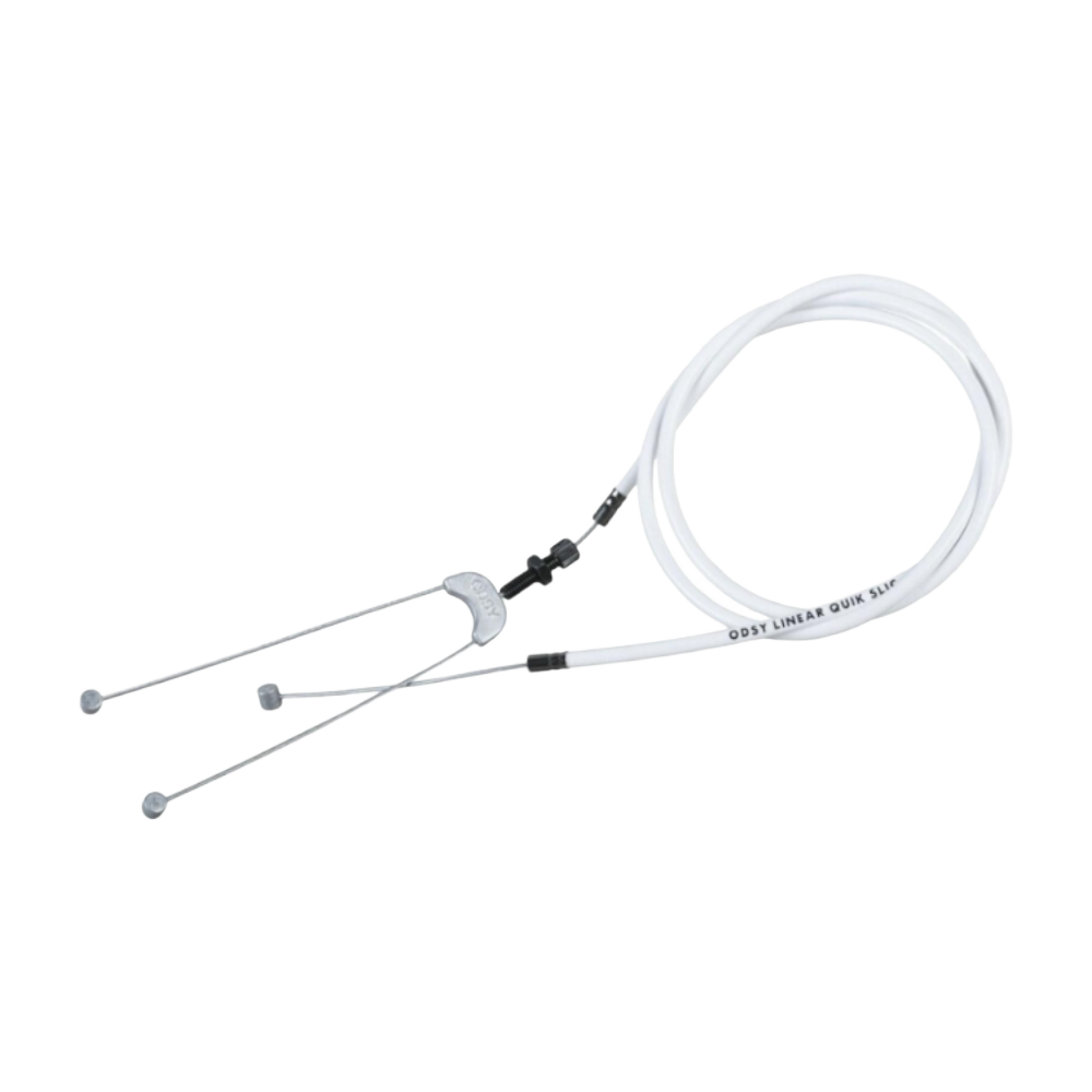 Odyssey Linear Quik Slic 100 BMX Bremskabel Sunday einfache Montage weiß - Bikers Base