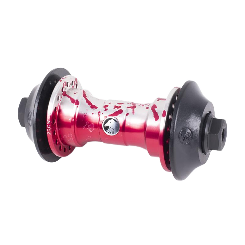 SHADOW Symbol Vorderrad BMX Nabe 36H Crimson Rain - Bikers Base