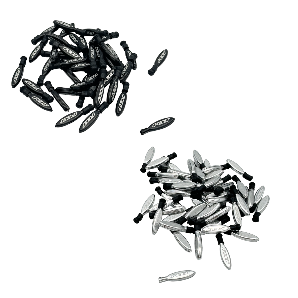 Felt Bremszug Entkappe Alu 10er Pack Schwarz Silber - Bikers Base
