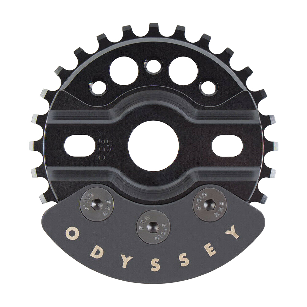 Odyssey Halfbash Street BMX Kettenblatt mit Grindguard 28t schwarz - Bikers Base