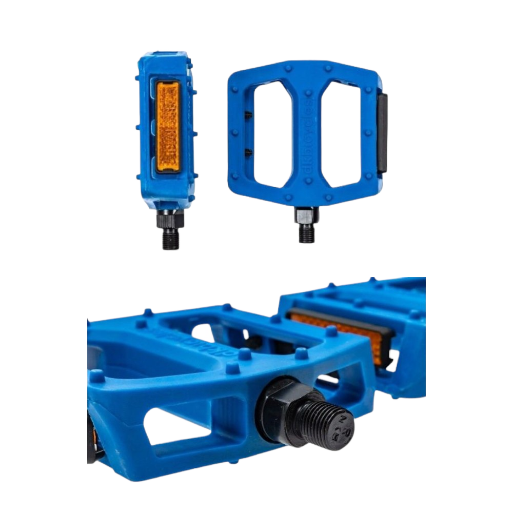 DK -  DK Bicycle Blender PC BMX Pedale Cruiser Fahrrad 1/2 Zoll für einteilige Kurbeln - Bikers Base BMX