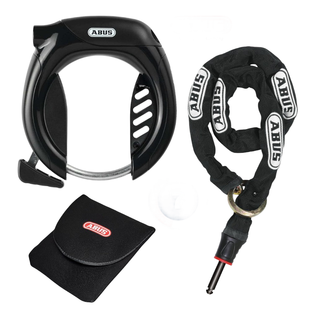 ABUS -  ABUS Rahmenschloss PRO TECTIC 4960 + ACH 2.0 6KS/85 & ST5850 - Bikers Base BMX