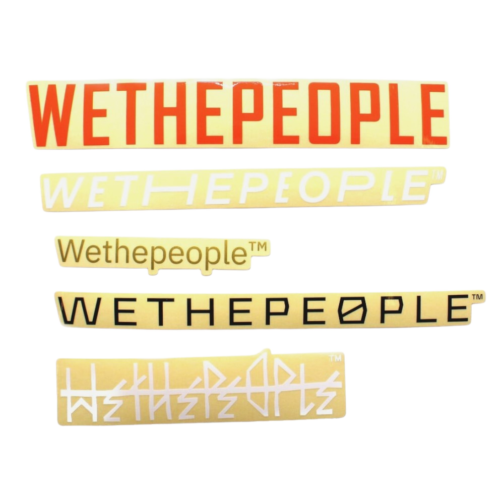 Wethepeople 4 Big V2 BMX Sticker Set (5stk) WTP - Bikers Base