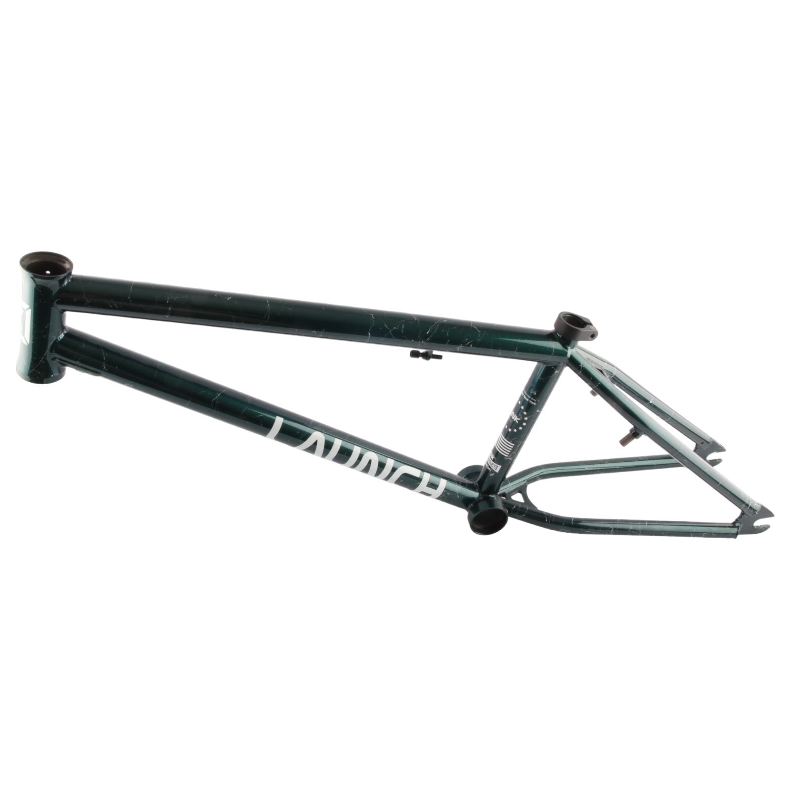 Kink Launch BMX Rahmen 20 Zoll mit 20.25" Oberrohr gloss galaxy green - Bikers Base