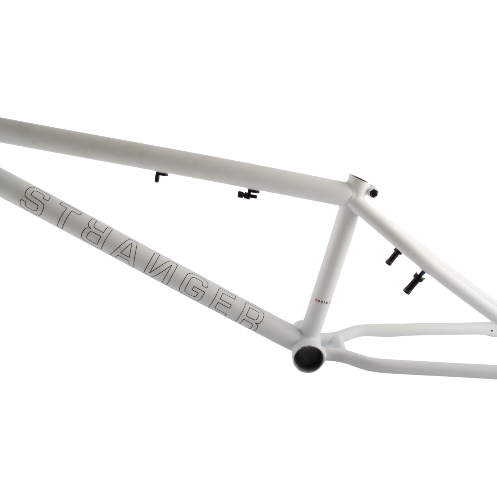 Stranger -  Stranger Level 20" BMX Rahmen 20 Zoll mit 20,75" Oberrohr Matt Weiß - bikers-base.myshopify.com