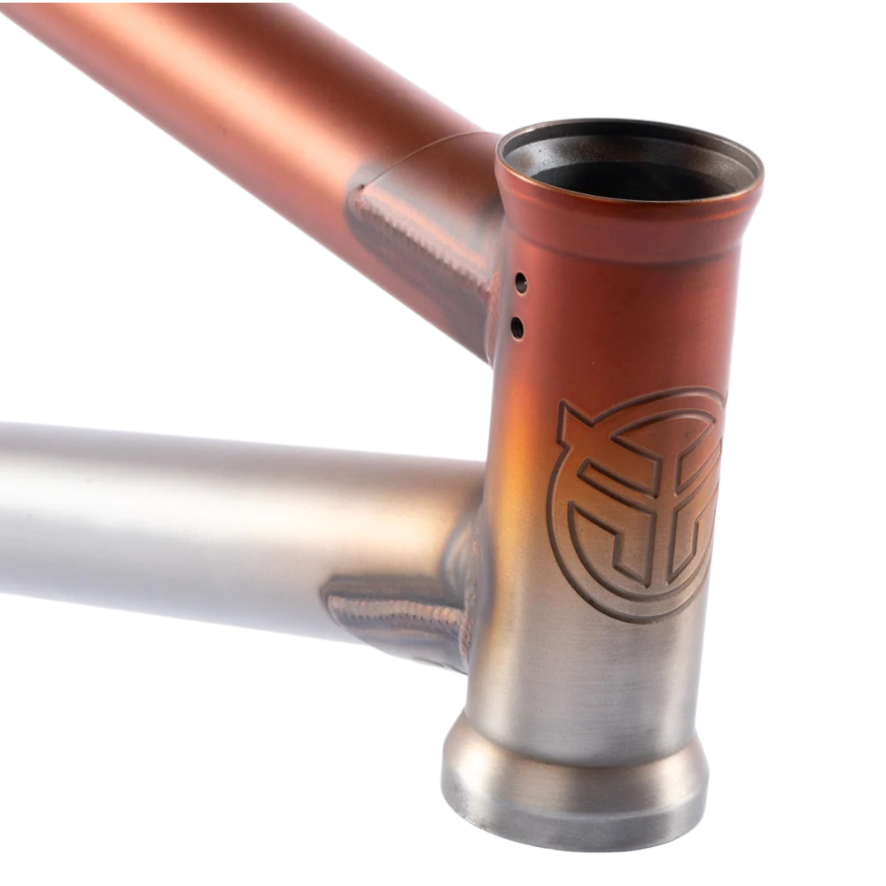 Federal Bruno ICS2 BMX Rahmen Bruno Hoffmann Orange zu Raw Fade 20.6"TT - Bikers Base