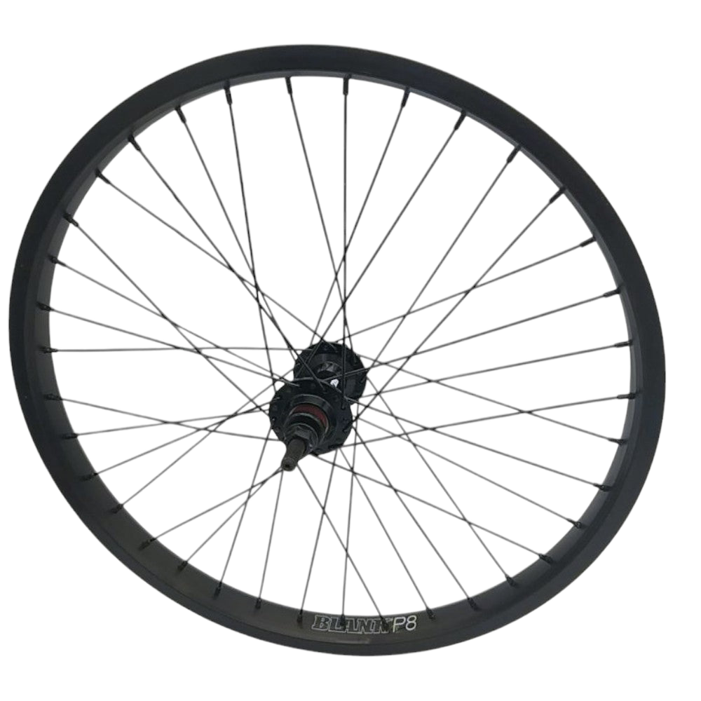 Blank -  Blank 20 Zoll BMX Laufrad Vorne schwarz - Bikers Base BMX