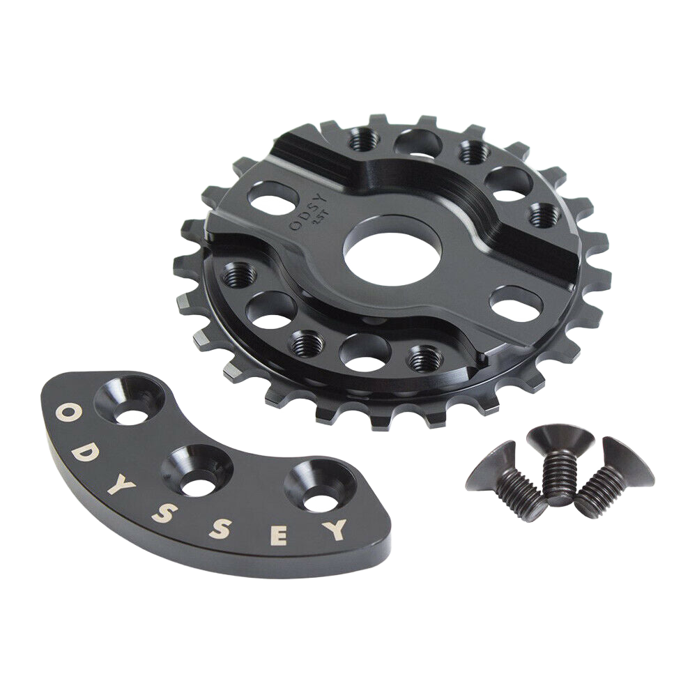 Odyssey Halfbash Street BMX Kettenblatt mit Grindguard 28t schwarz - Bikers Base