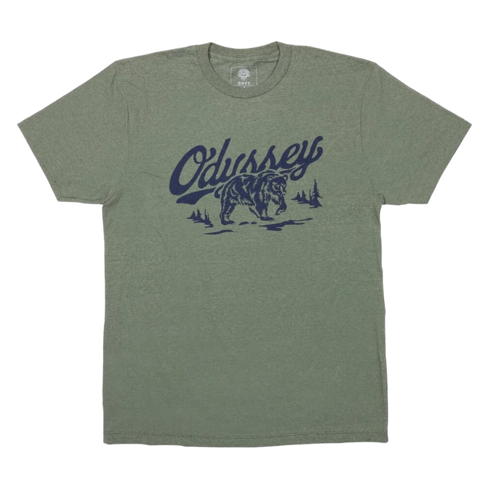 Odyssey -  Odyssey BMX Roam T-Shirt - Olive/Blau - bikers-base.myshopify.com