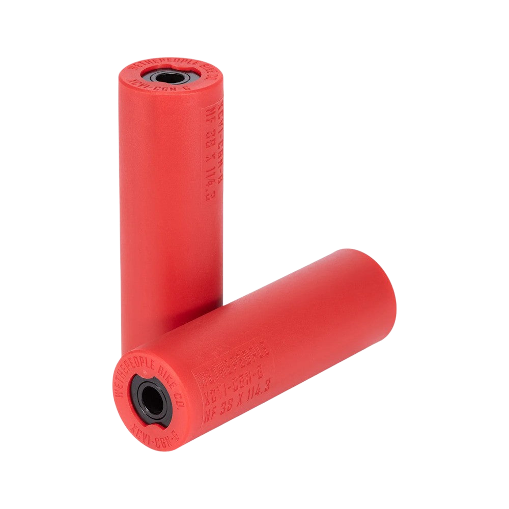 wethepeople Temper BMX Peg Paar Mit Adapter für 3/8" Achse - Bikers Base