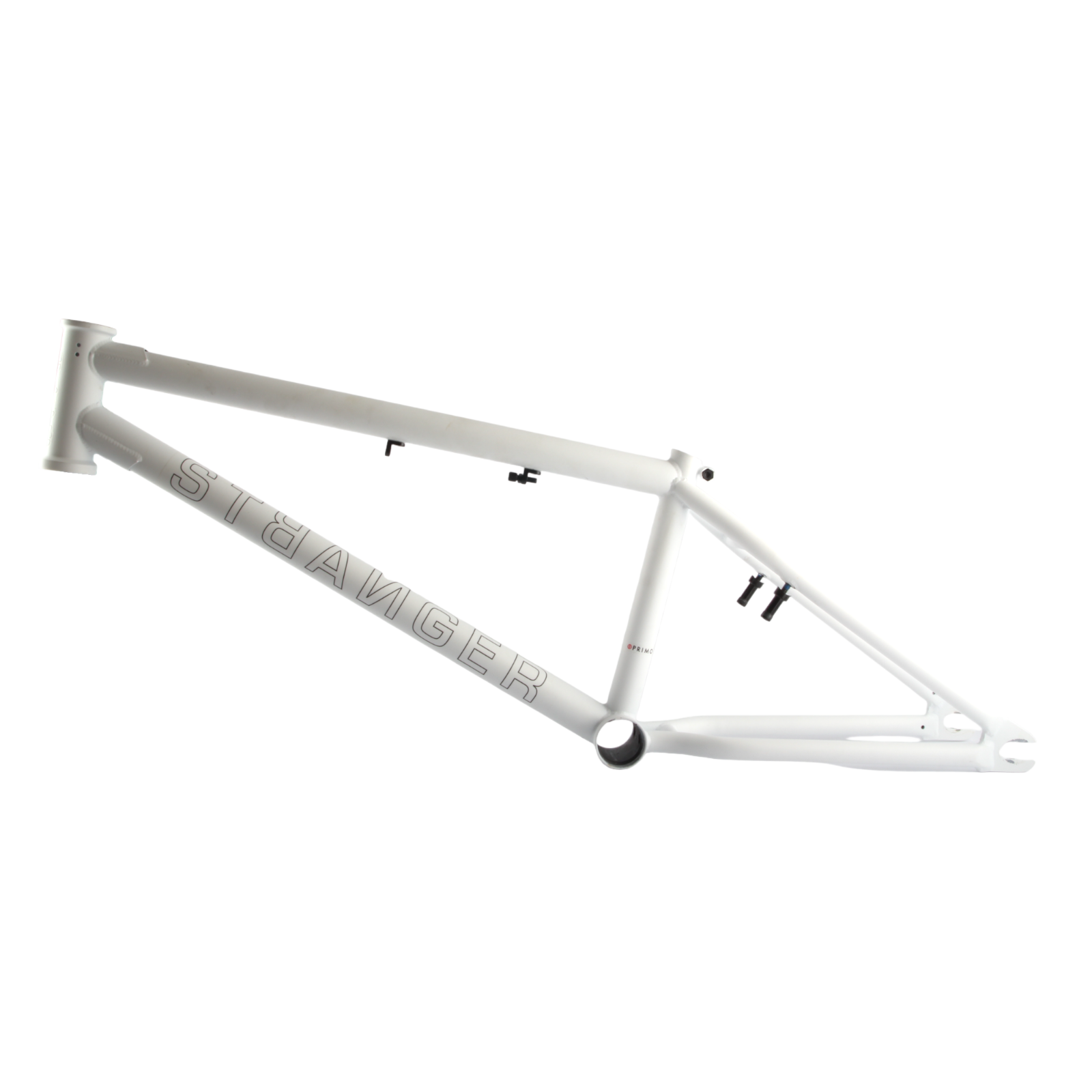 Stranger Level 20" BMX Rahmen 20 Zoll mit 20,75" Oberrohr Matt Weiß - Bikers Base