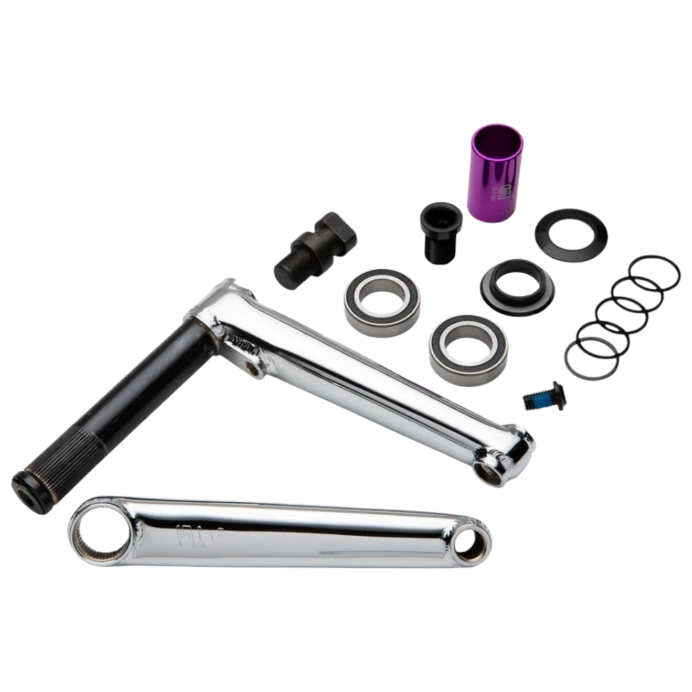 GT Bikes -  GT Bikes Power Series 2pc BMX Kurbel 24mm 165mm - Bikers Base BMX