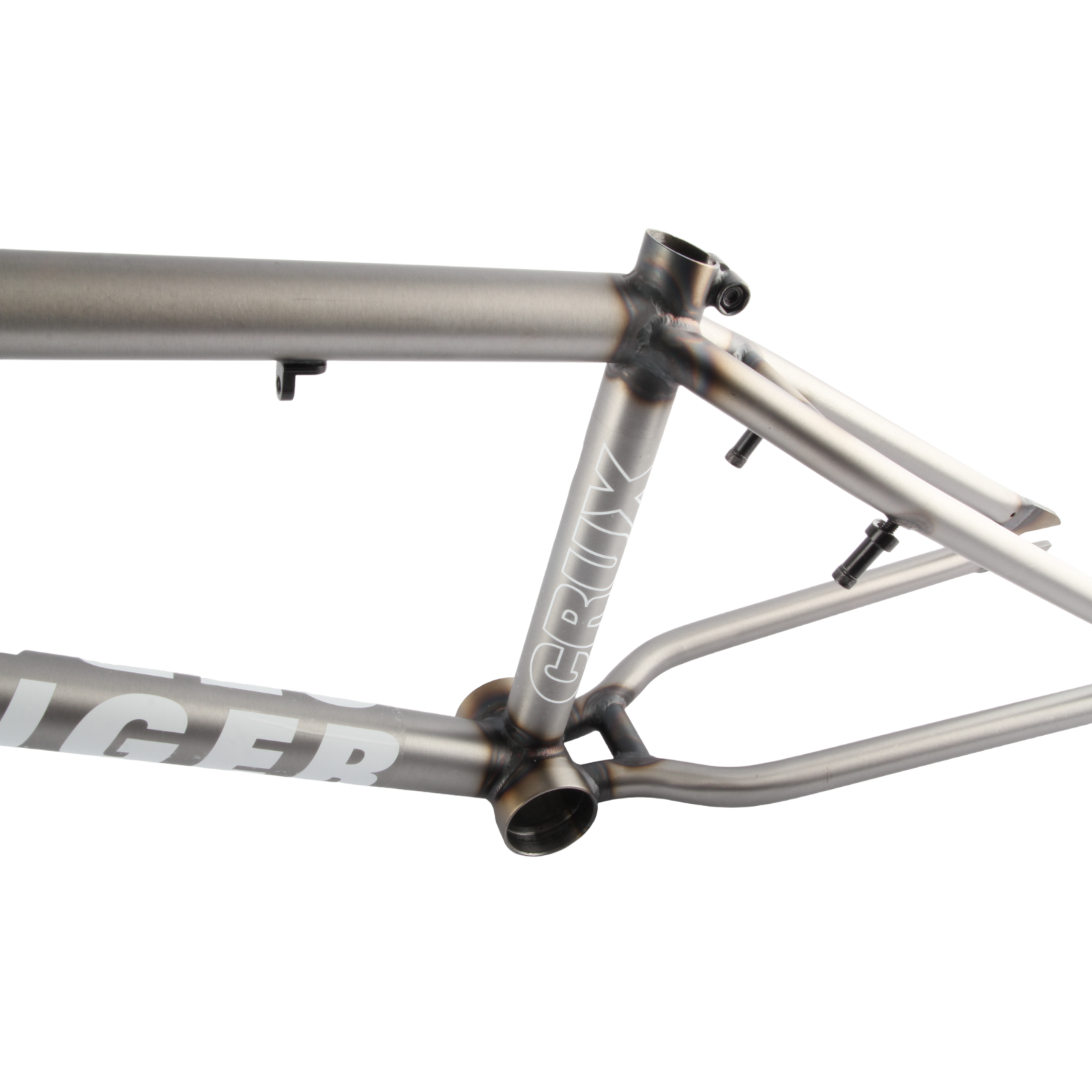 Stranger -  Stranger Crux 20" BMX Rahmen 20 Zoll mit 21" Oberrohr Matt Raw - Bikers Base BMX