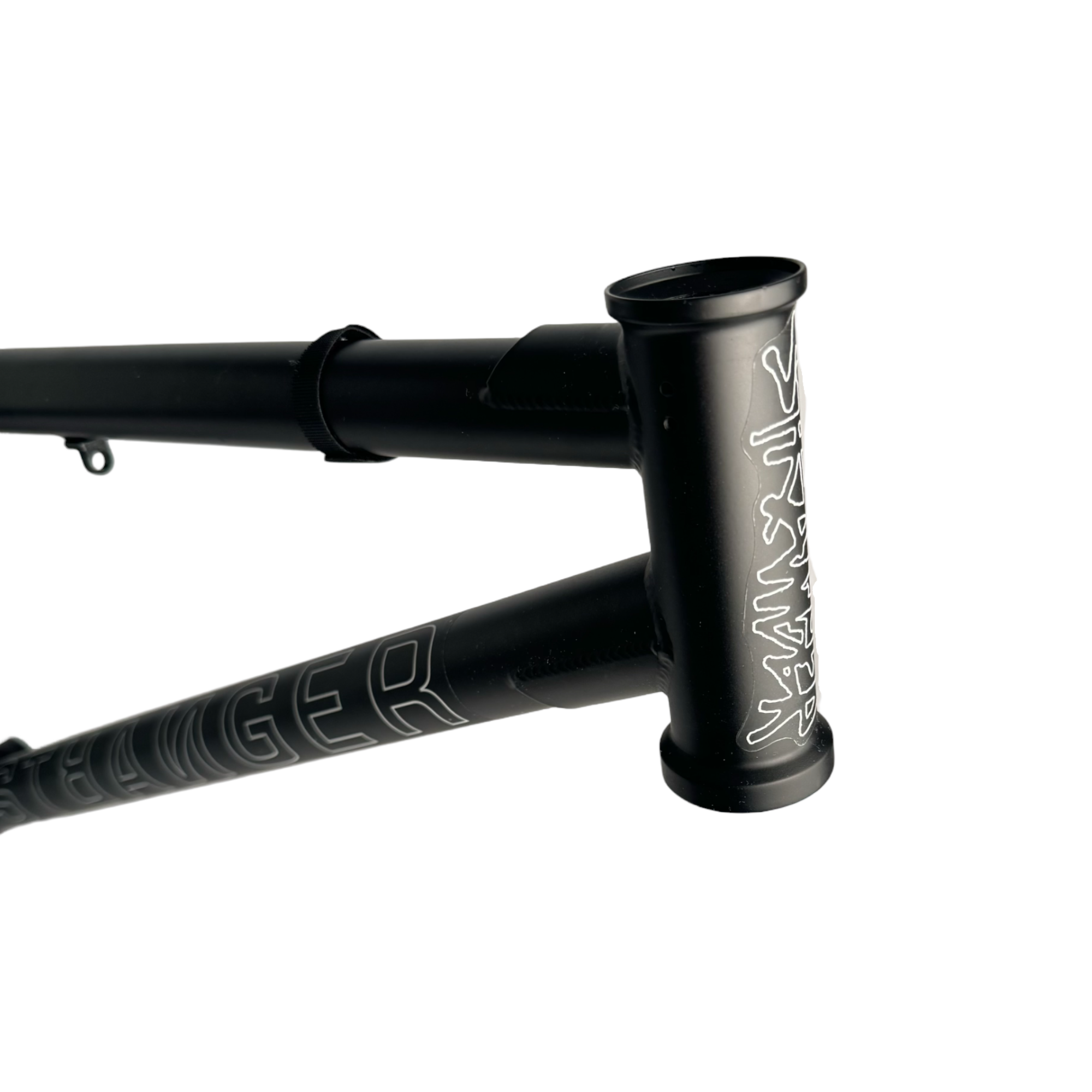 Stranger Level 20" BMX Rahmen 20 Zoll mit 20,75" Oberrohr Matt Schwarz - Bikers Base