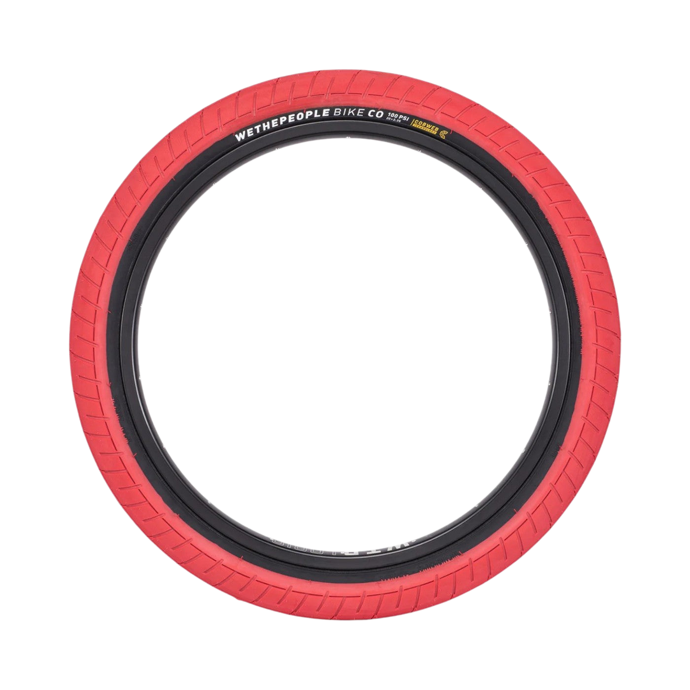 wethepeople Activate BMX Reifen 100Psi WTP 20" Rot / Schwarz B-Ware - Bikers Base