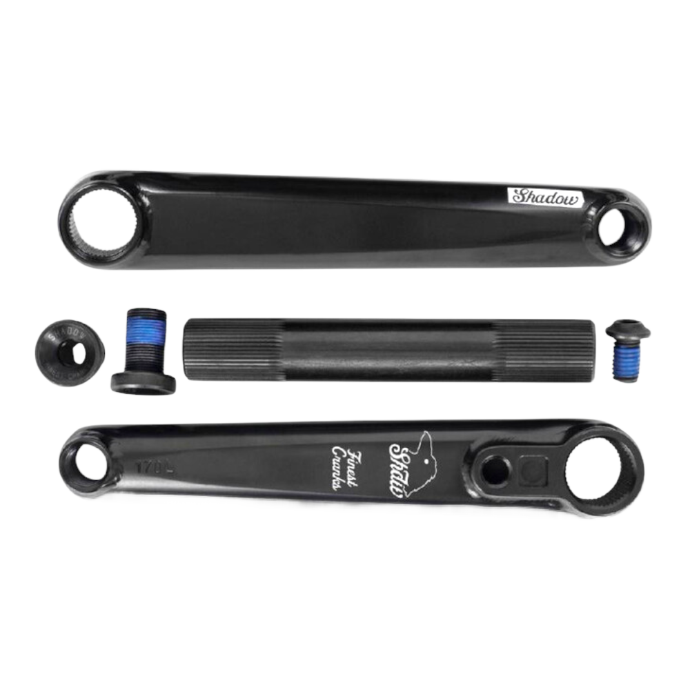 Shadow Finest Cranks 3 teilige BMX Kurbel 22mm Achse Street - Bikers Base