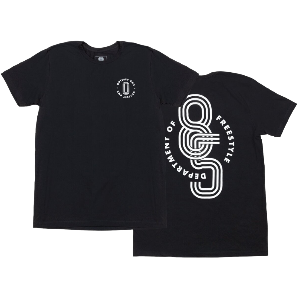 Odyssey -  Odyssey BMX T-Shirt Athens Schwarz XXL - Bikers Base BMX