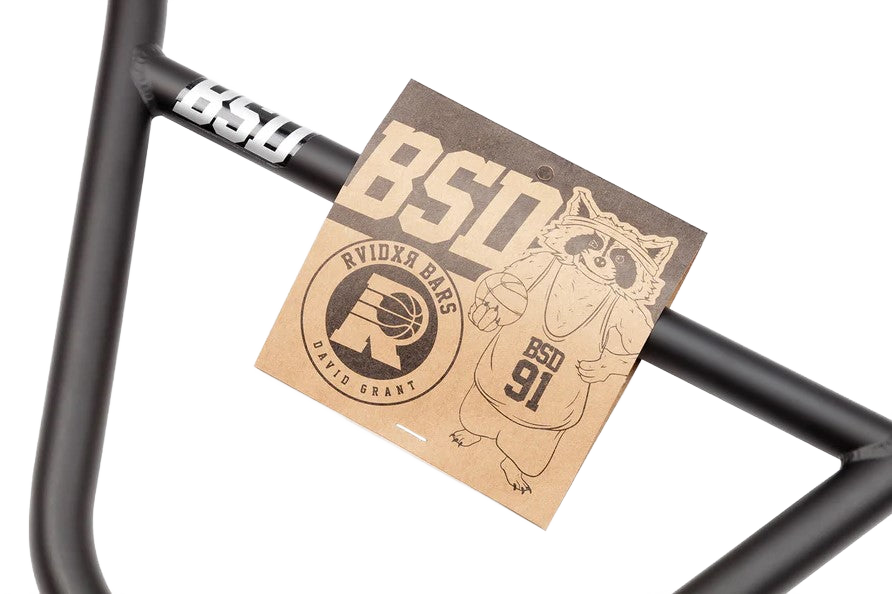 BSD RAIDER BMX Lenker matt black 2-teilig 29.5" Ø 22.2mm 10" - Bikers Base