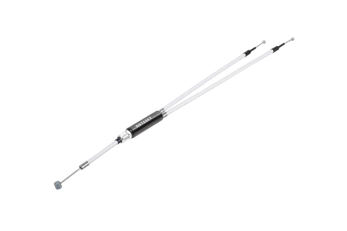Odyssey -  Odyssey G3 BMX Rotor Bremskabel oben / unten 475mm Y Gyro Kabel Weiß - Bikers Base BMX