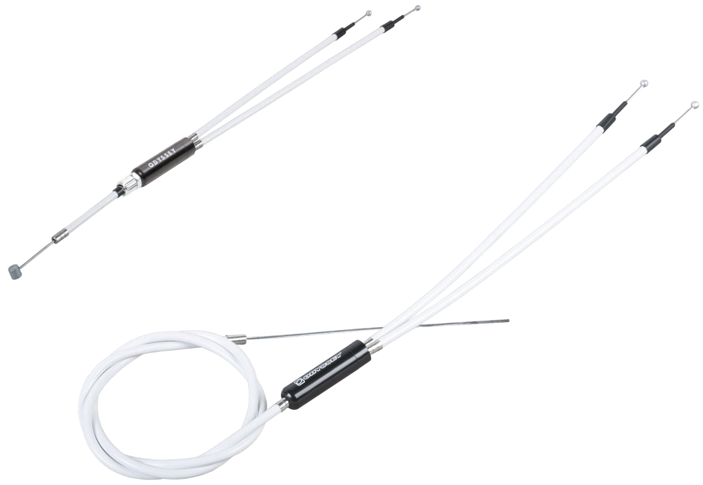 Odyssey G3 BMX Rotor Bremskabel oben / unten 475mm Y Gyro Kabel Weiß - Bikers Base