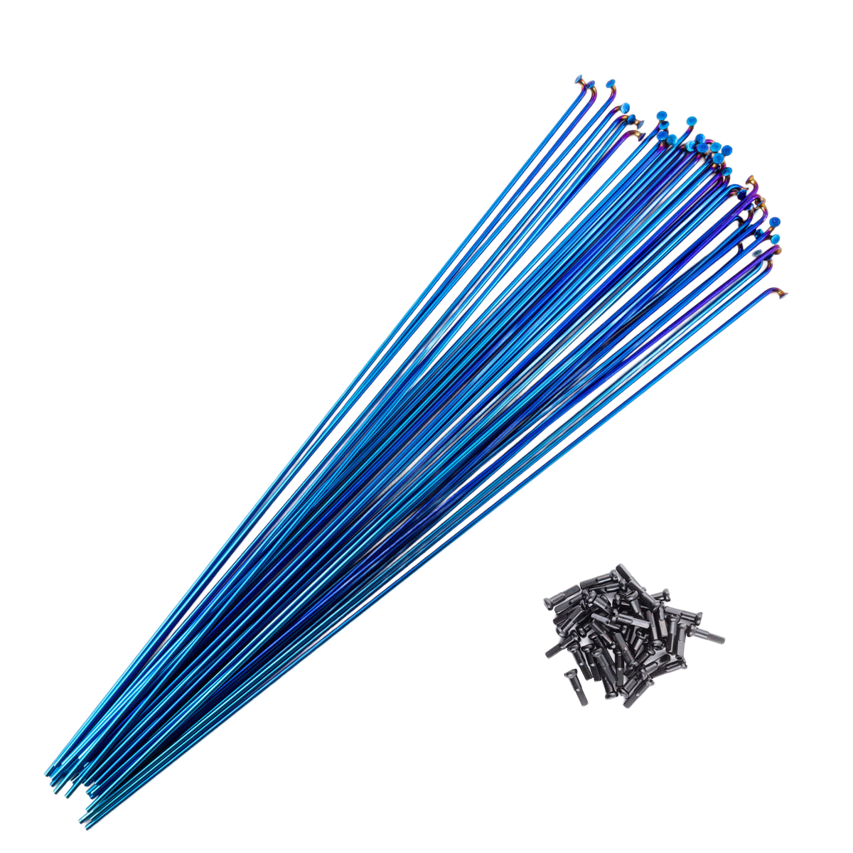 Don Speiche -  Don Speiche ION Blau Speichen 2.0 / 80 - 300mm inkl. Speichennippel - bikers-base.myshopify.com