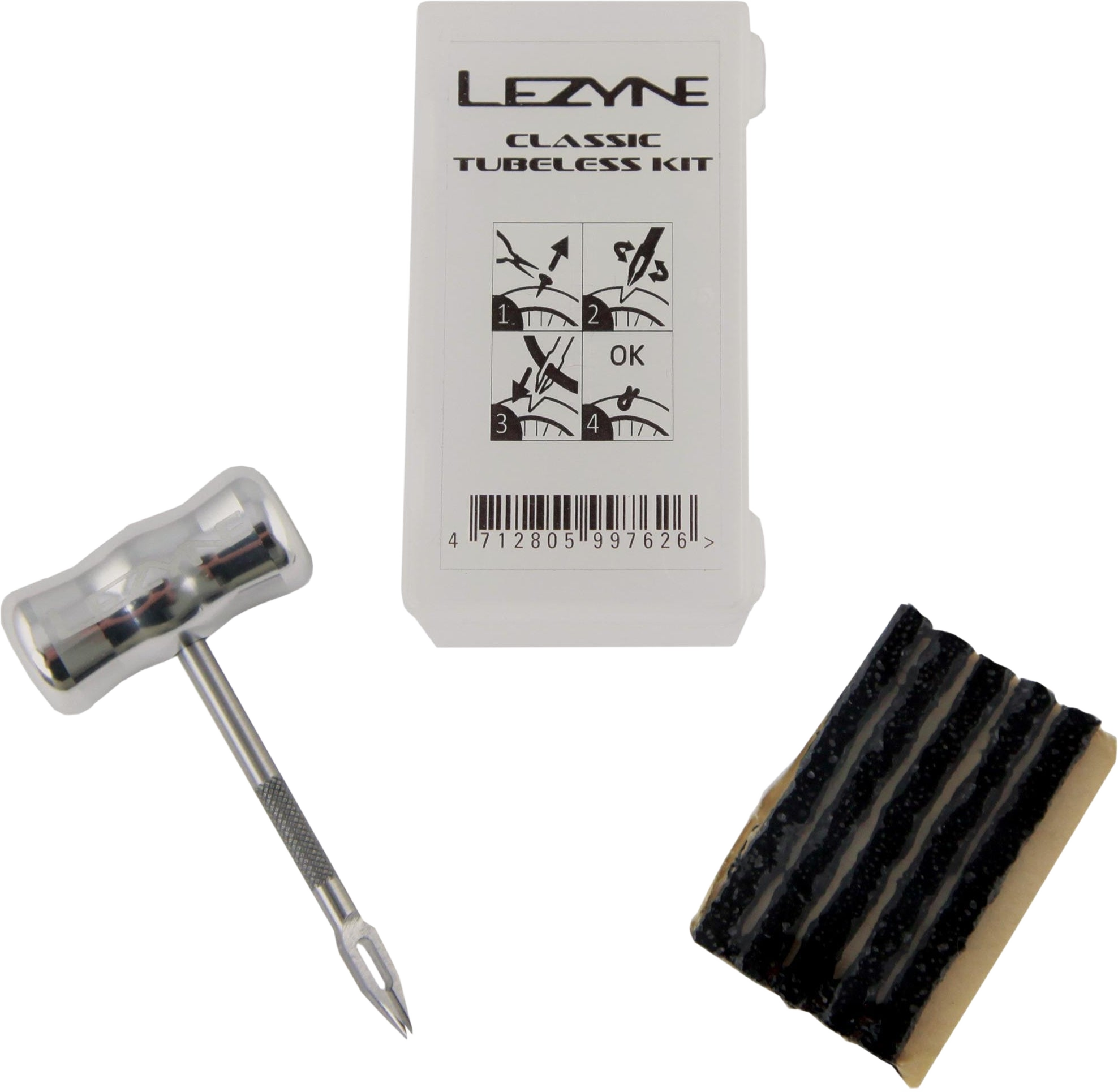 fahrrad flickzeug Lezyne Classic Tubeless Kit Fahrrad Flickzeug Flickenset Schlauchlos