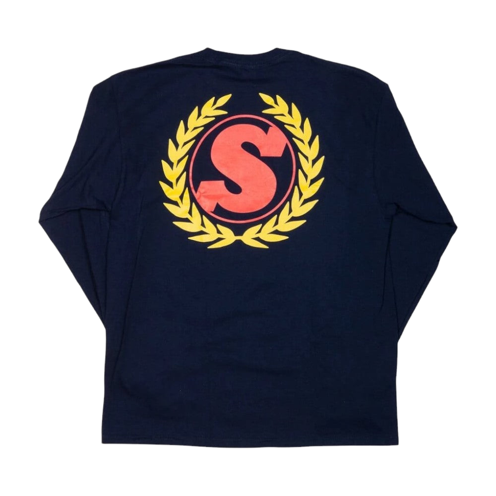Sunday -  Sunday BMX Winners Wreath Longsleeve Blau - Bikers Base BMX