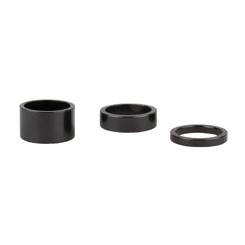 Bikers Base -  3xAlu Spacer 5mm 10mm 20mm Schwarz 1 1/8 für BMX Steuersatz  MTB Touring Race - bikers-base.myshopify.com