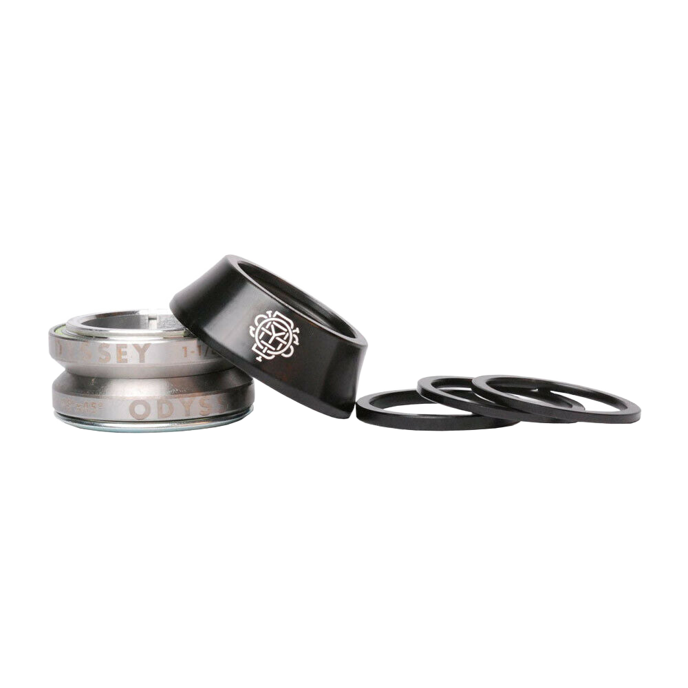 Odyssey -  Odyssey Pro Conical BMX Steuersatz schwarz / silber / blau - bikers-base.myshopify.com