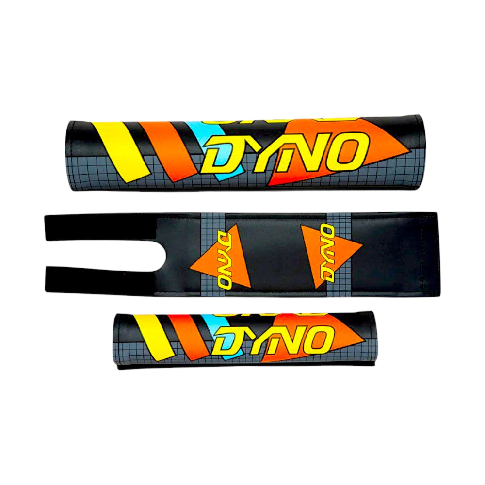 GT Bikes -  GT Bikes 1987 Dyno Pad Set Rahmen Lenker & Vorbau Schutz Oldschool BMX - Bikers Base BMX