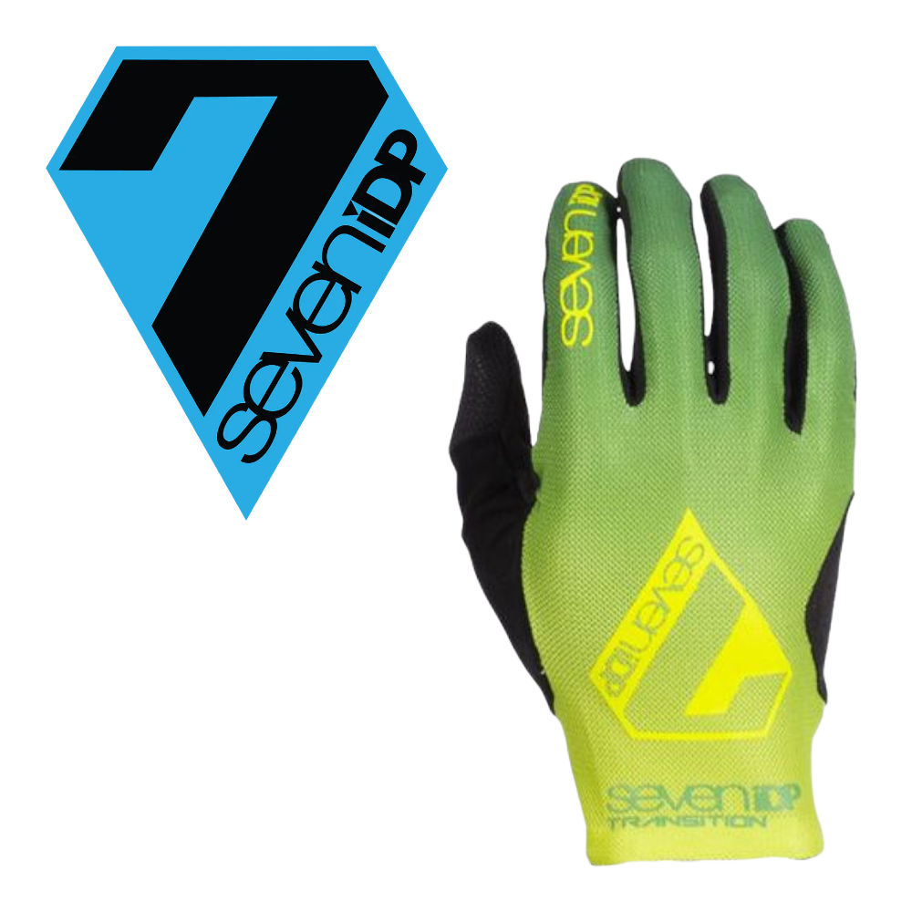 7IDP Transition Handschuhe Lime Größe L - Bikers Base