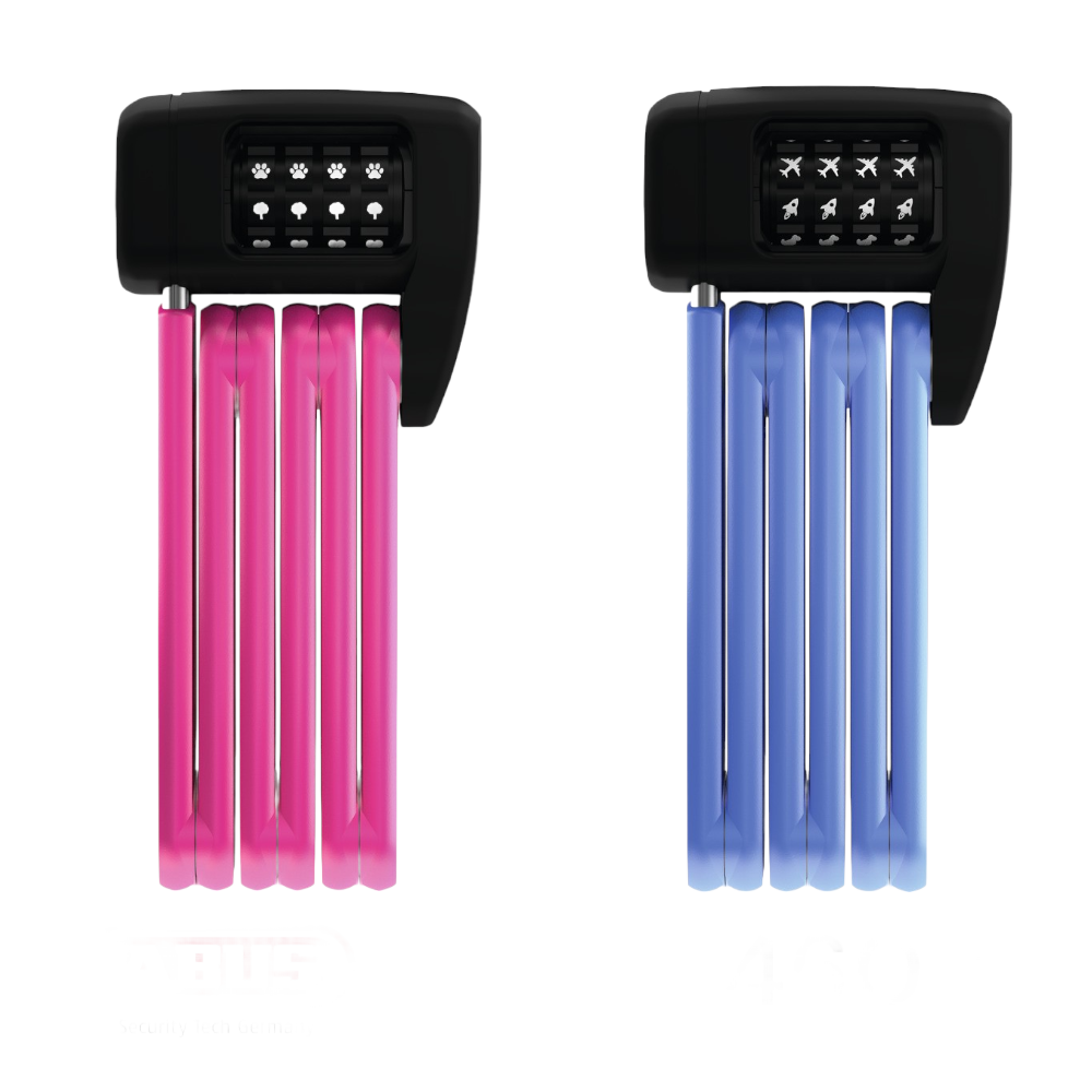 ABUS -  ABUS BORDO Lite 6055C Faltschloss Zahlenschloss mit Motiven 460g - Bikers Base BMX