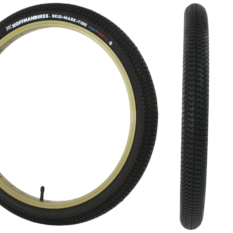 Hoffman Bikes Skidmark Premium BMX Reifen 20 x 1.95" old school design - Bikers Base
