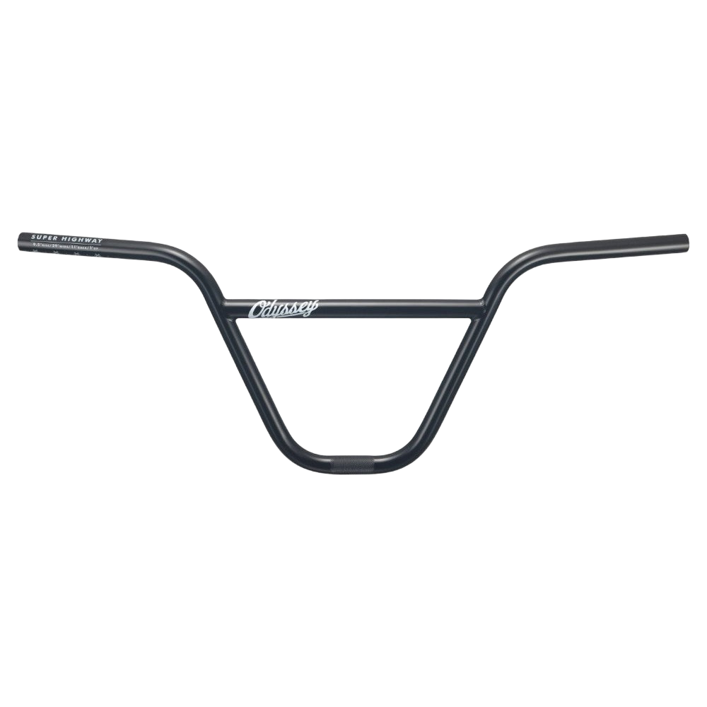 Odyssey -  Odyssey Super Highway 9.5" BMX Lenker schwarz 41Termal 22,2mm - Bikers Base BMX