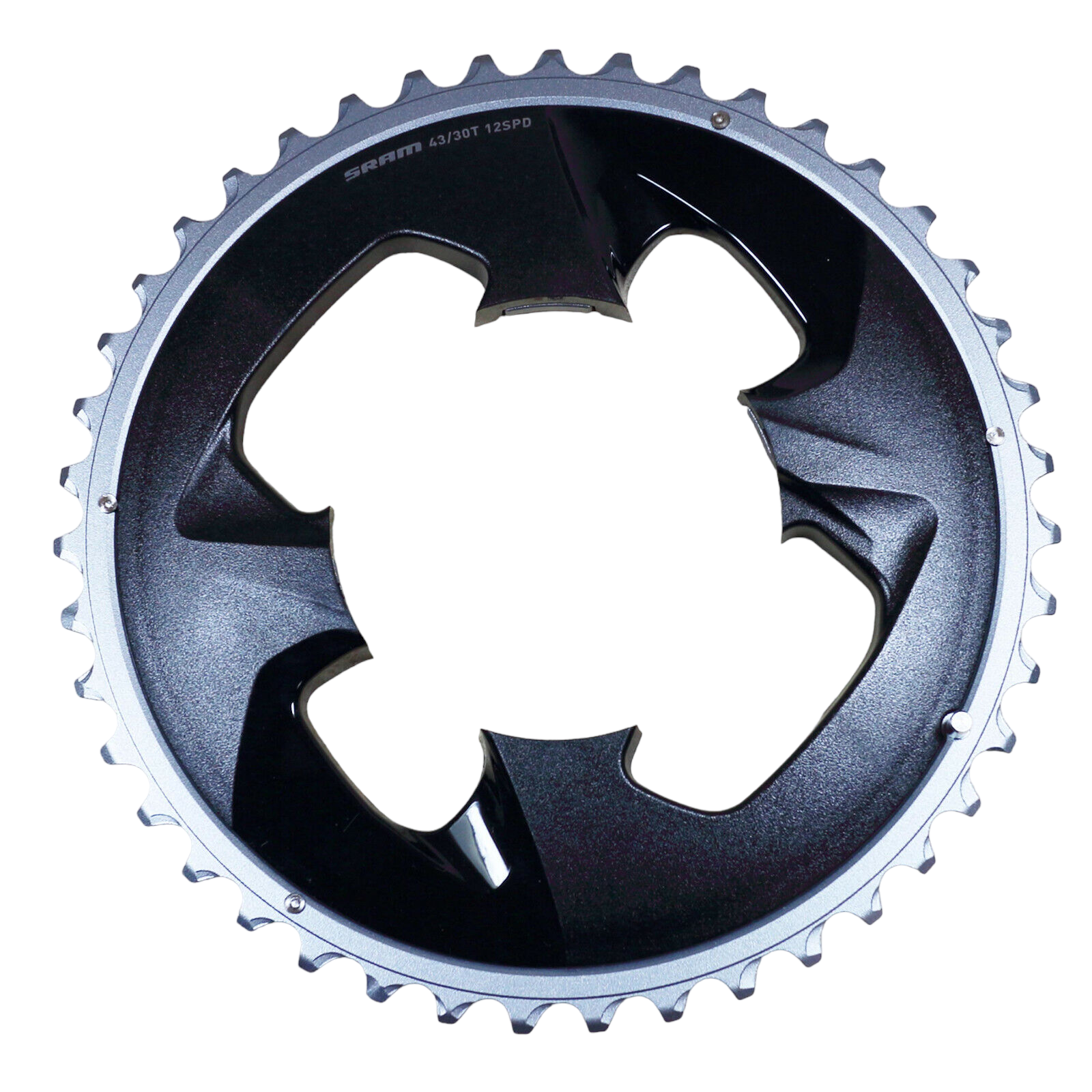 SRAM Kettenblatt Force Wide Kurbel 2-fach LK 94 mm asymmetrisch 43 Zähne - Bikers Base