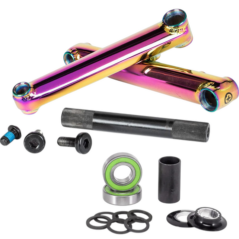 Salt Plus Pro48 BMX Kurbel 3teil Oilslick inkl. Midsize BB (9555865272584)