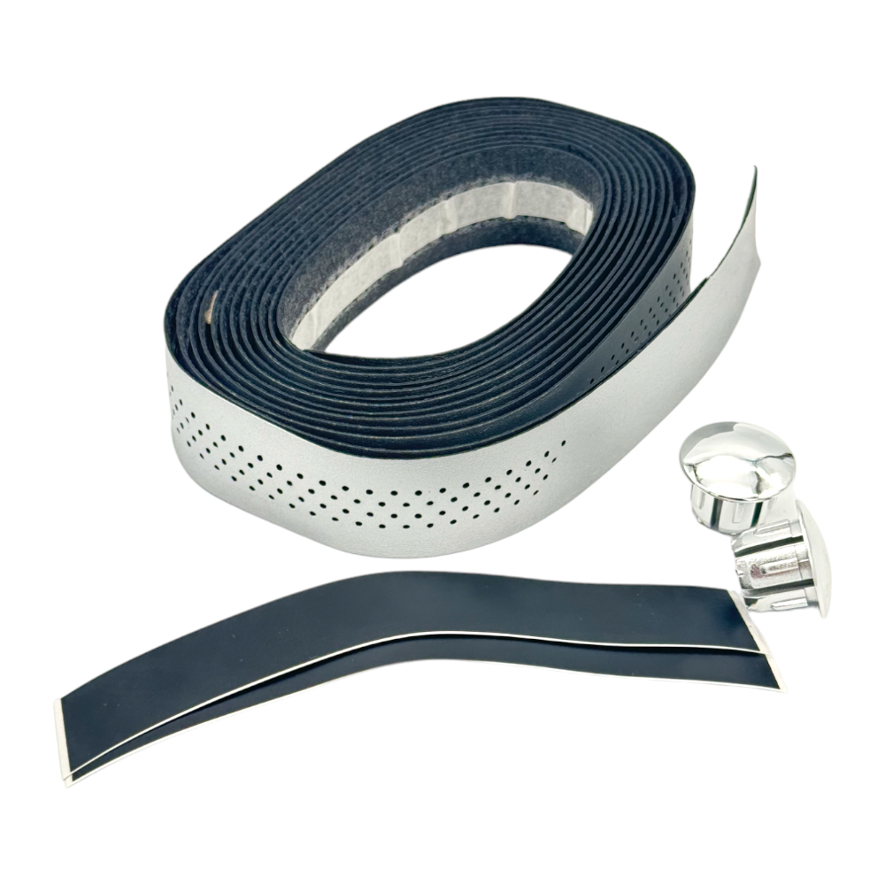 SILVA Fahrrad Lenkerband Silber Silver Rennrad Fixie Gravelbike Cyclocross - Bikers Base