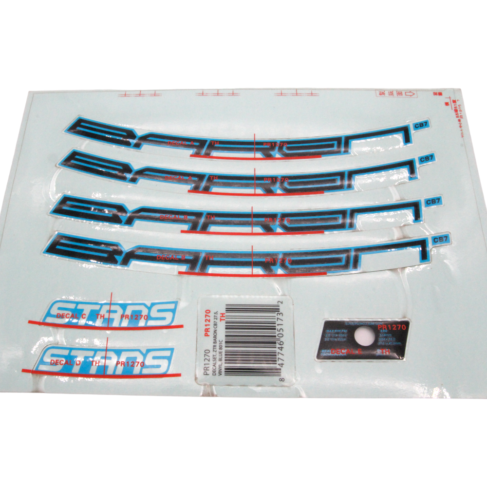 Stan's NoTubes Laufrad Aufkleberset ZTR Baron CB7 - Bikers Base