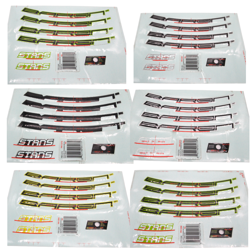 Stan's NoTubes Laufrad Aufkleberset ZTR Baron CB7 - Bikers Base