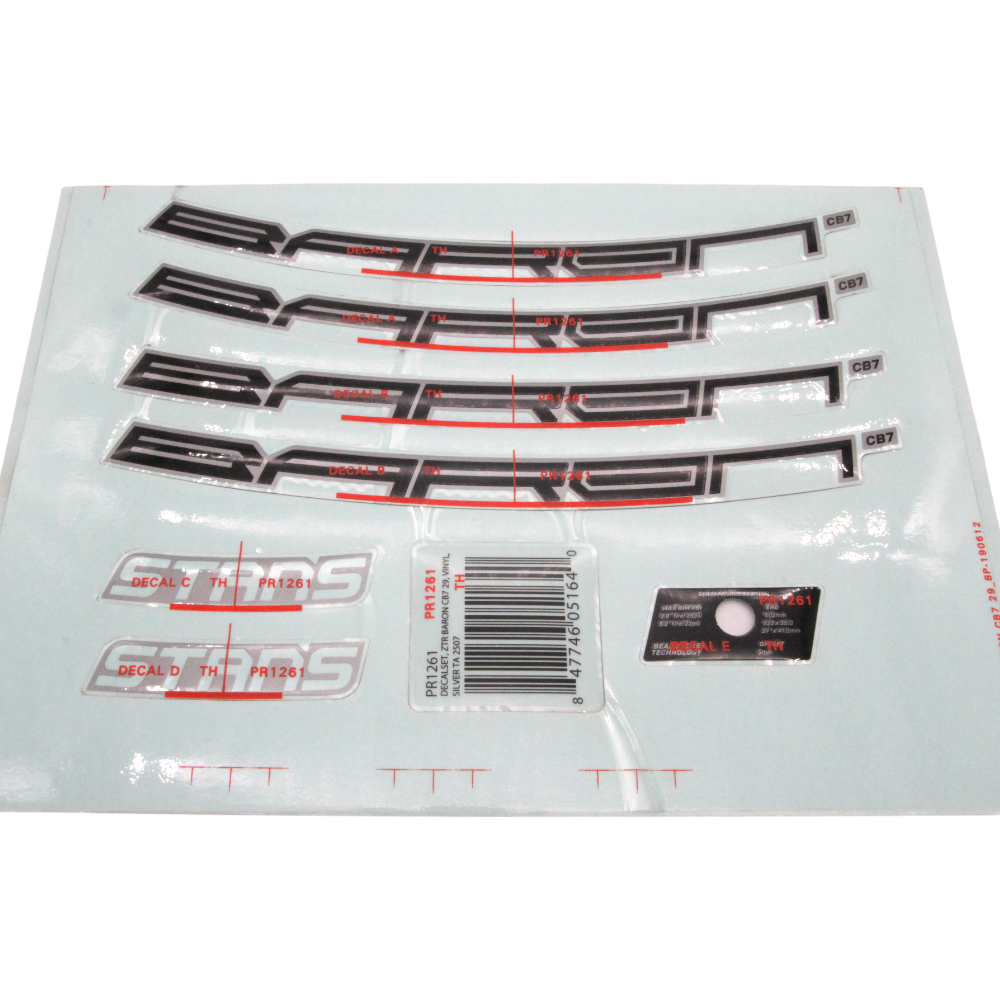 Stan's NoTubes Laufrad Aufkleberset ZTR Baron CB7 - Bikers Base