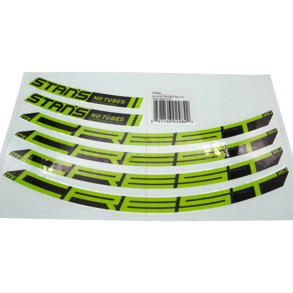 Stan's NoTubes -  Stan's NoTubes Laufrad Aufkleber Set ZTR Crest MK3 27.5 Zoll - bikers-base.myshopify.com