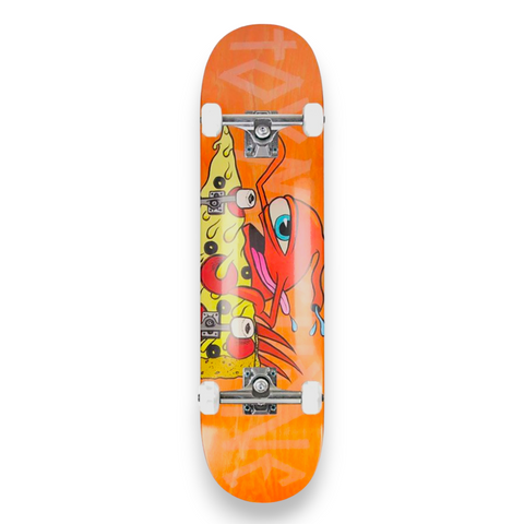 Toy-Machine Pizza Sect Skateboard - Complete Profi Board 7.75