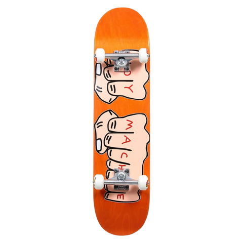 Toy-Machine Fists Skateboard - Complete Profi Skate Board 7.75